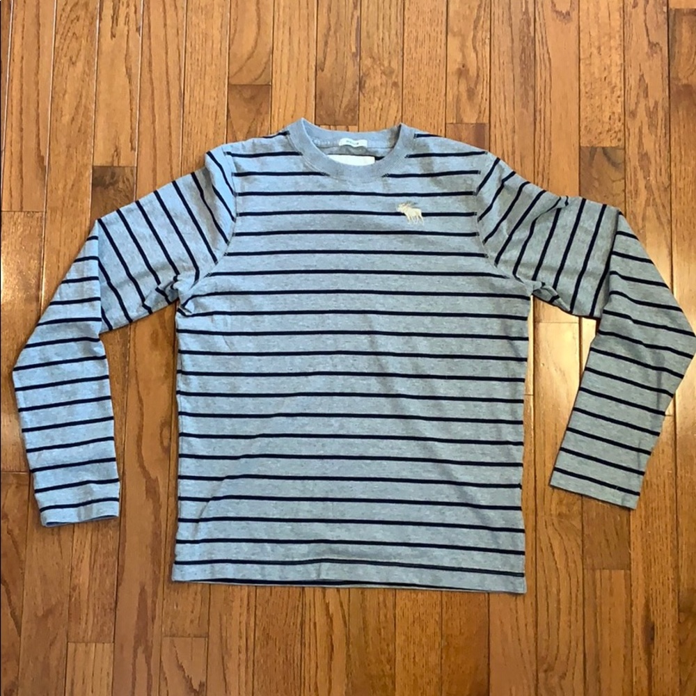 Abercrombie Kids soft long sleeve striped tee